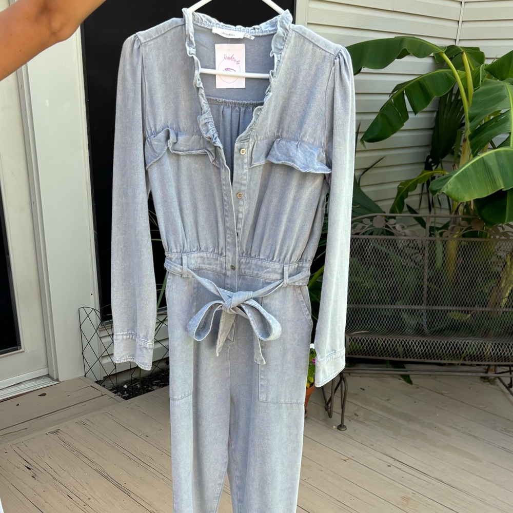 Denim jumpsuit